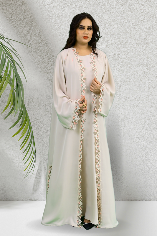 Floral Applique Abaya