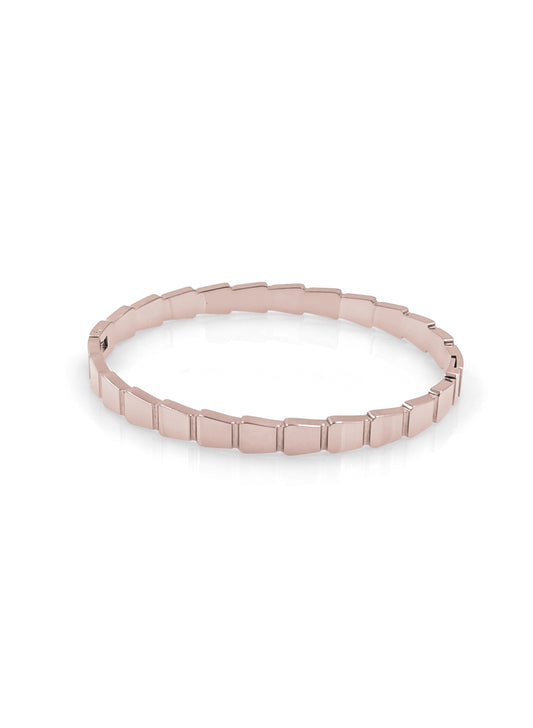 Brick bracelet in rose gold