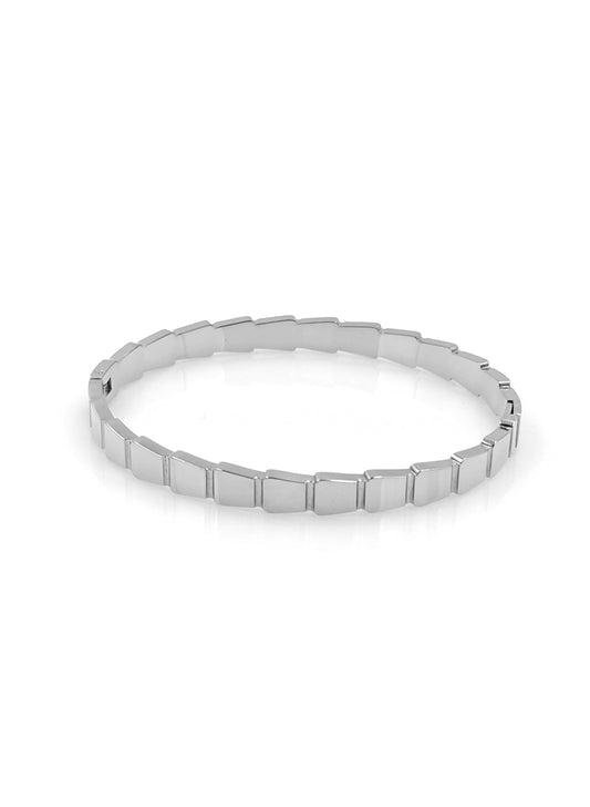 Brick bracelet in silver