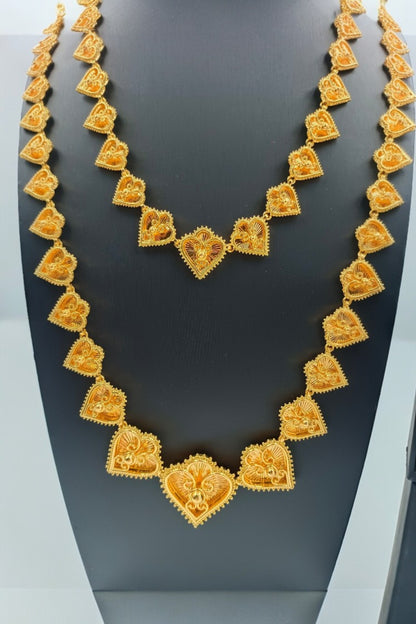 gold heart necklace