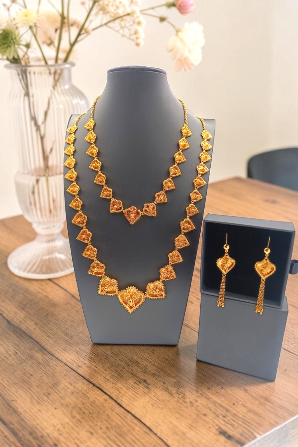 gold necklace set