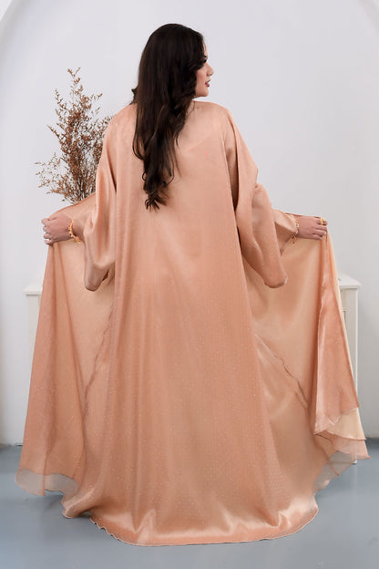 Umbrella Style Organza Abaya