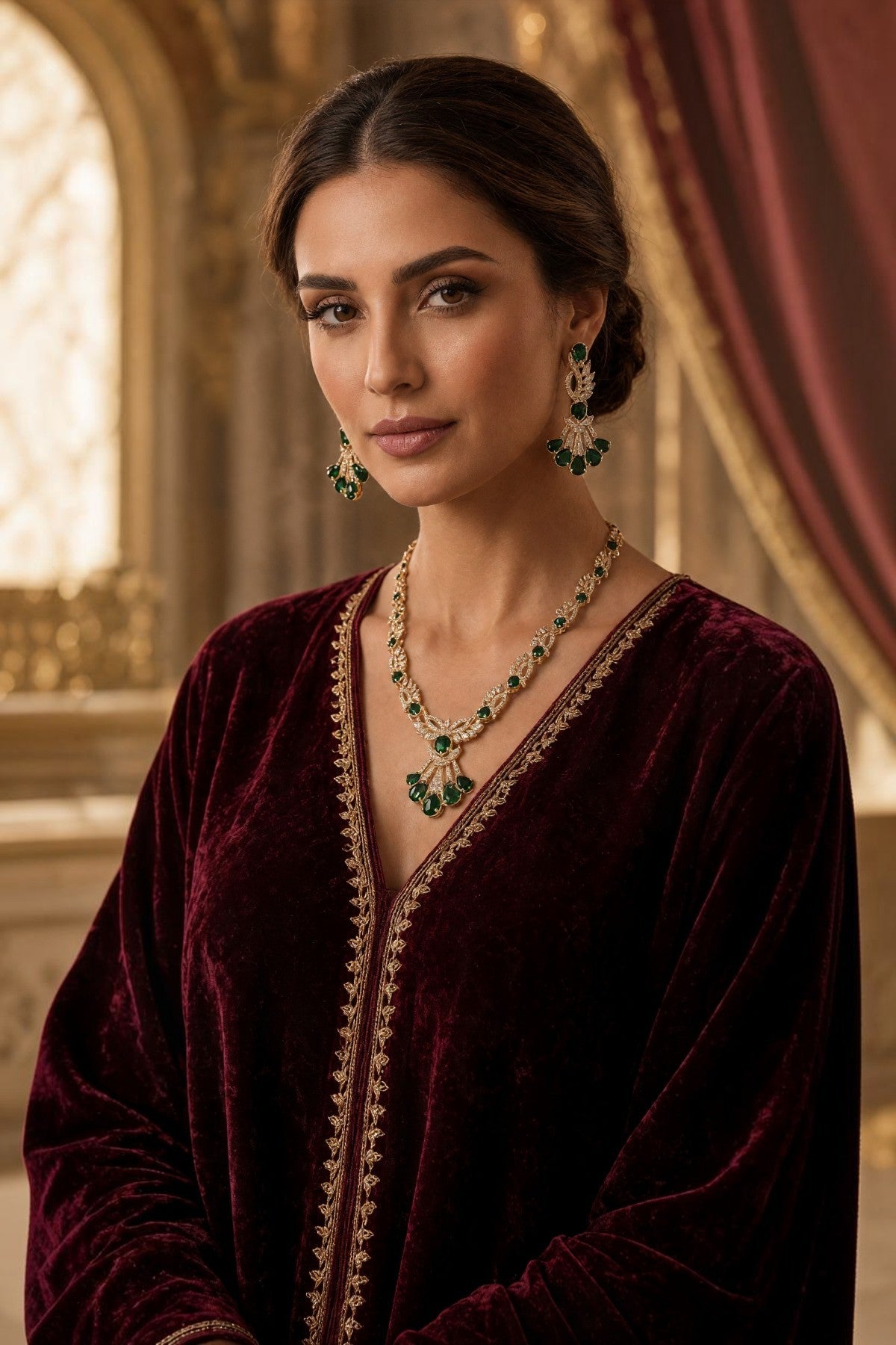 Habiba Victorian Necklace Set