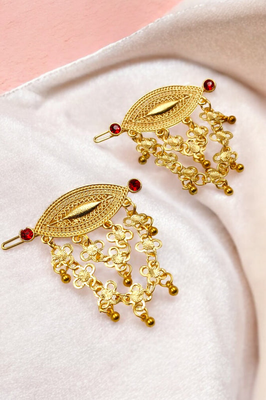 Golden Ahmer Hair Pins