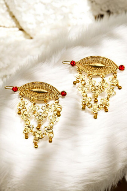 Golden Ahmer Hair Pins