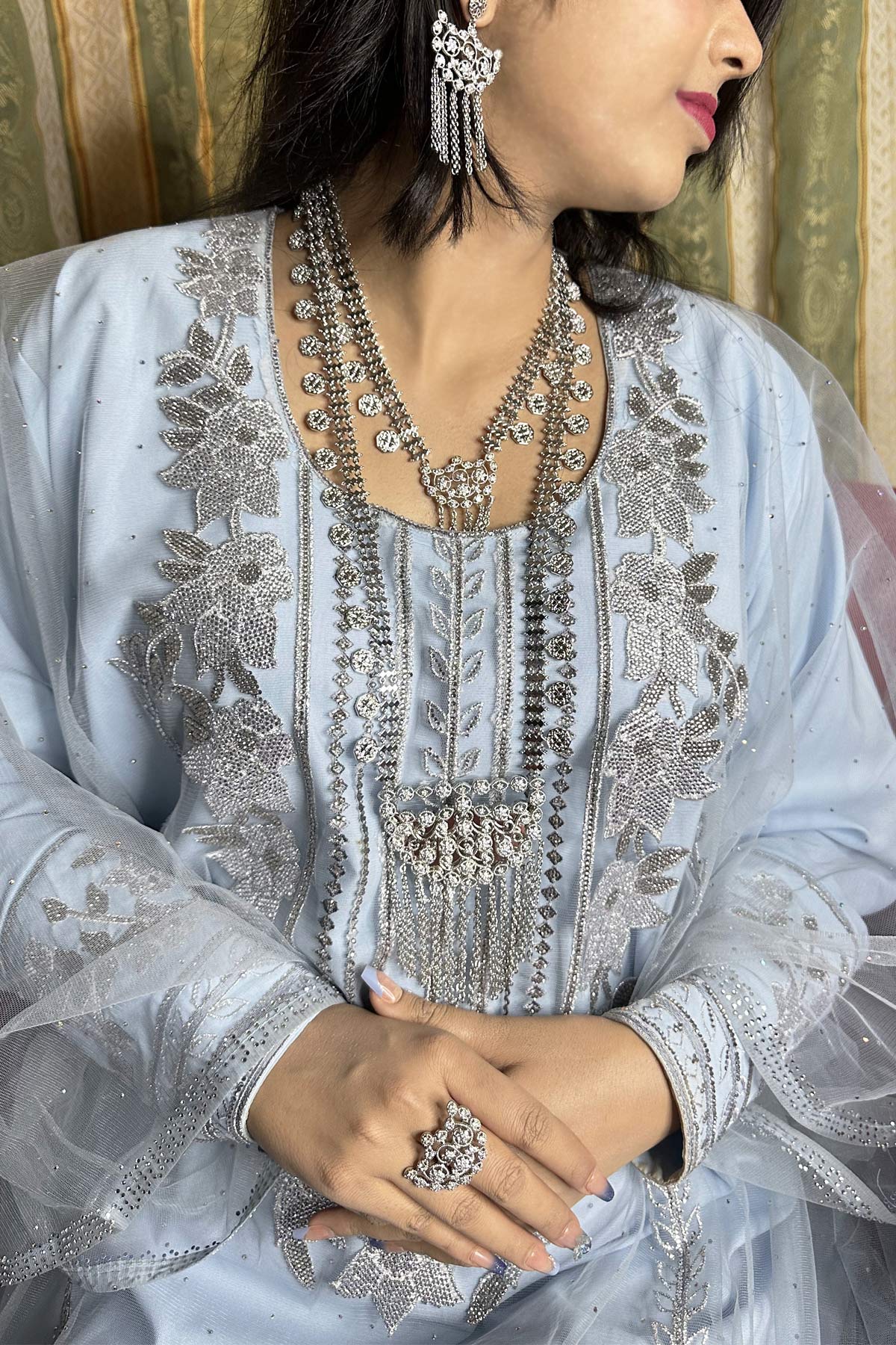 Kawthar Dual Necklace Set