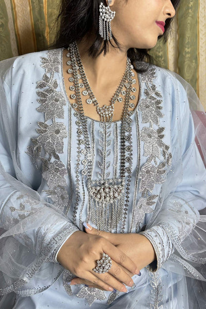 Kawthar Dual Necklace Set