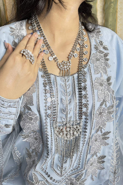 Kawthar Dual Necklace Set