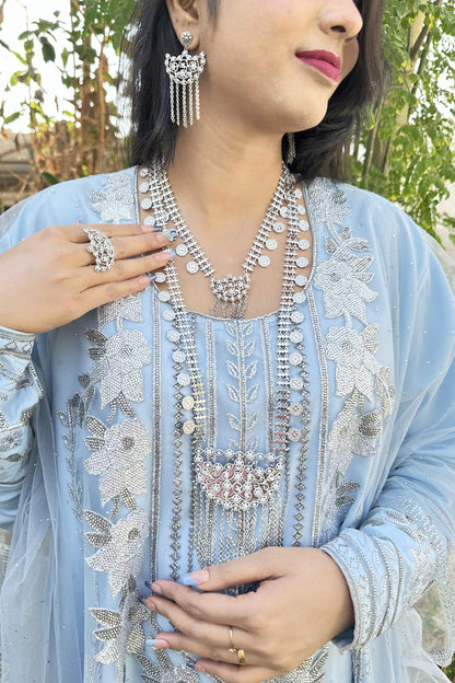 Kawthar Dual Necklace Set