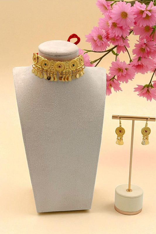 Hajar Khannaka Set with Earrings