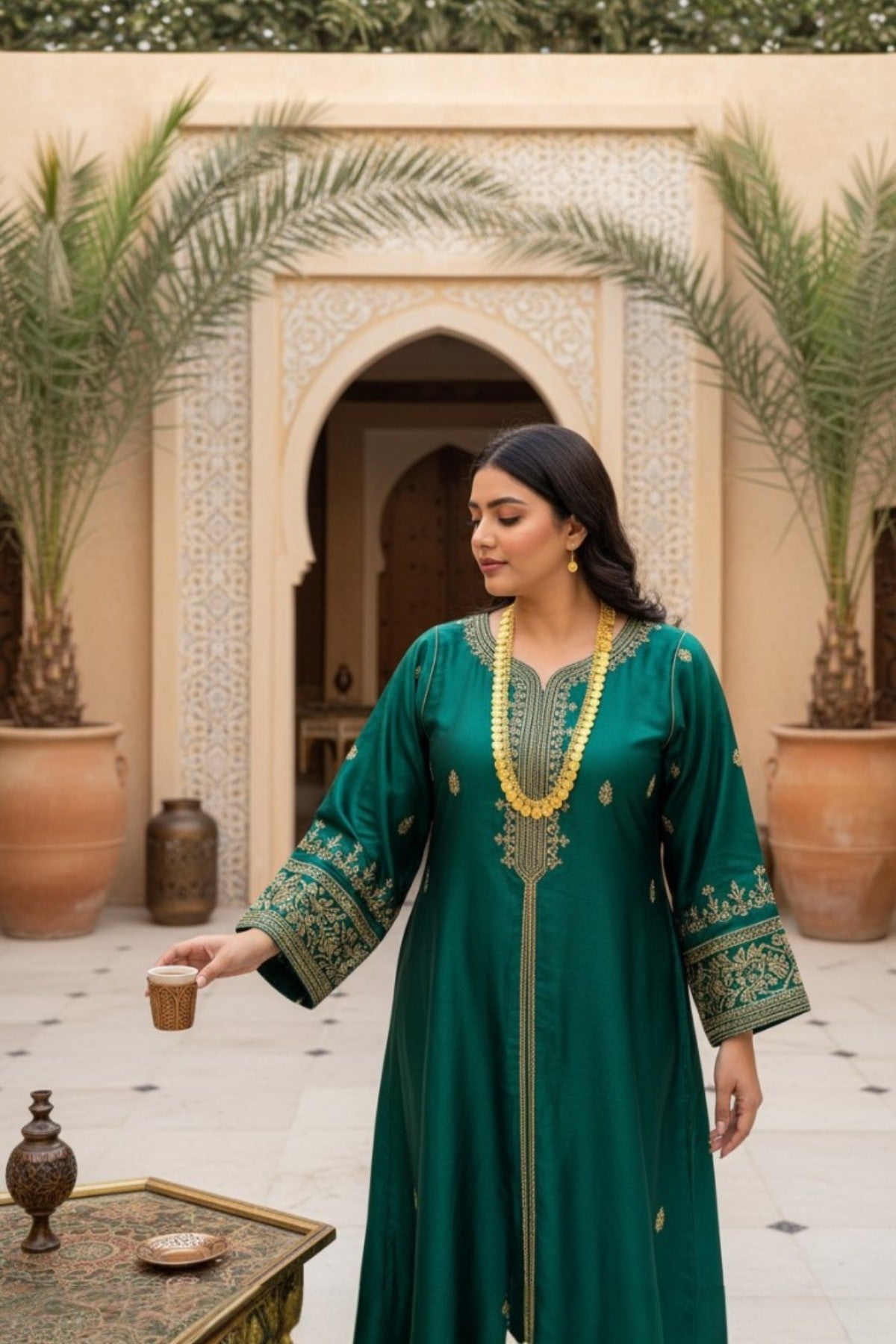 Hadil Lehra Necklace set