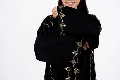 Embroidered abaya