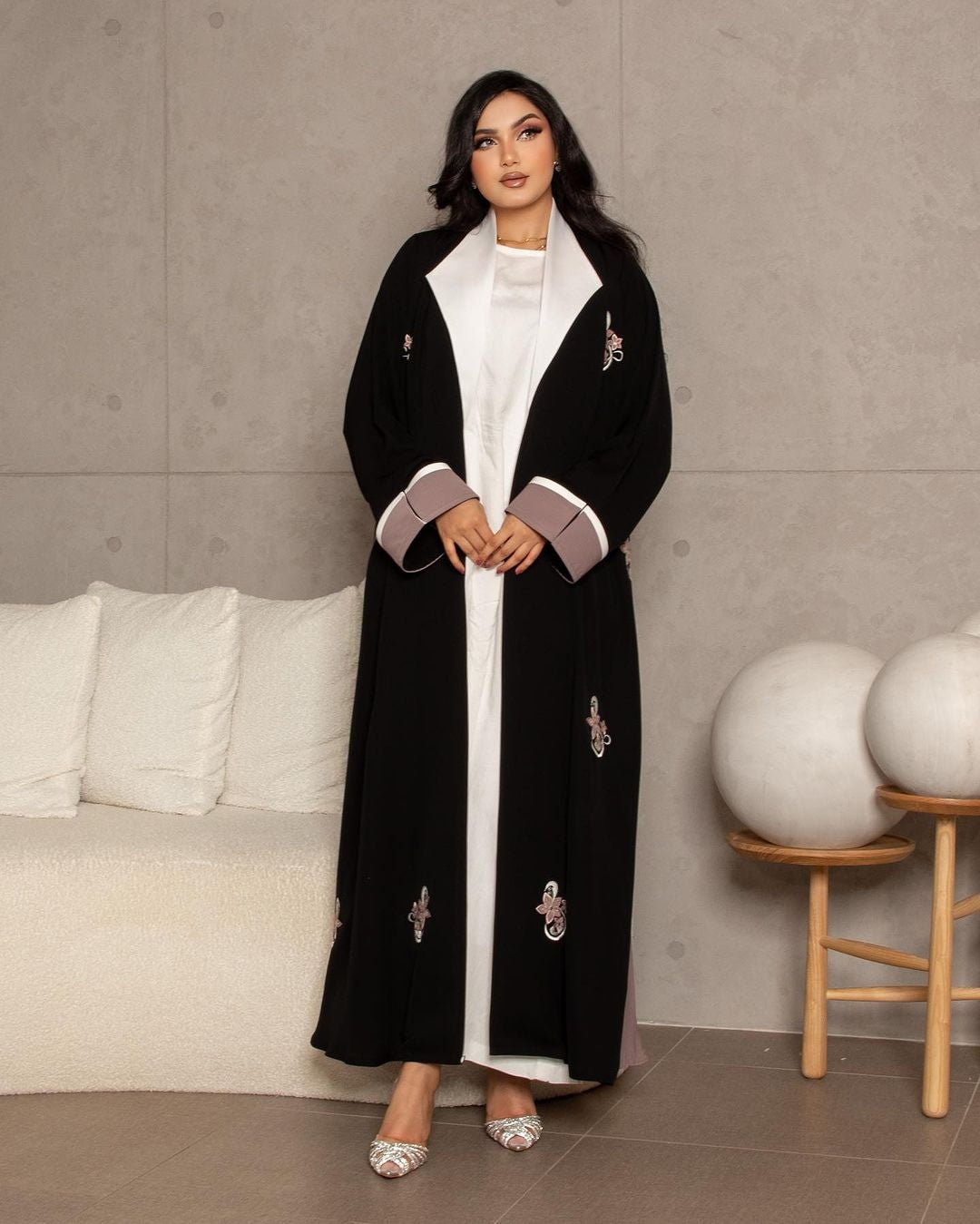 Embroidered Abaya - Formal Suits For Women | MT 1012