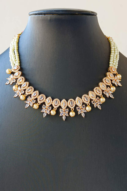 Rukiya Pearl Necklace Set