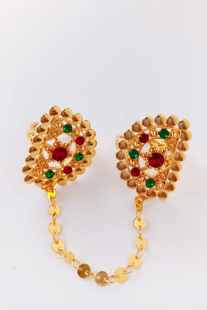 Lilah Adjustable Double Ring