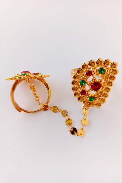 Lilah Adjustable Double Ring