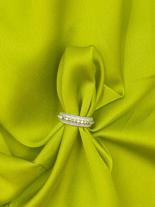 Silver Safa Adjustable Ring