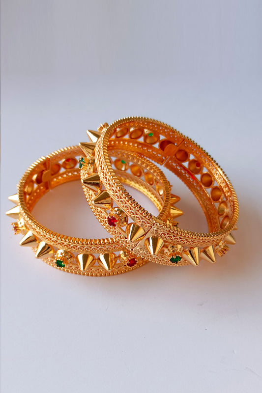 Yasmin Bangles set with stones