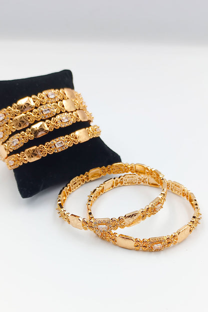 Zircon Bangle Set