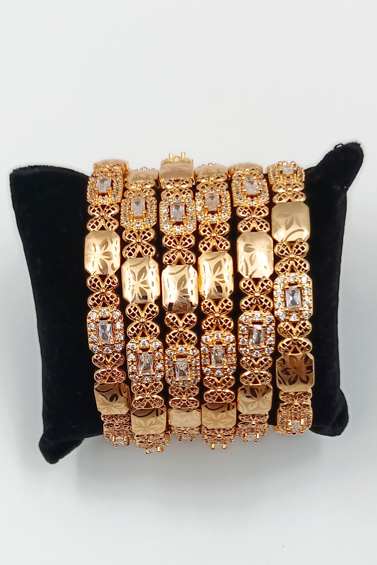 Zircon Bangle Set