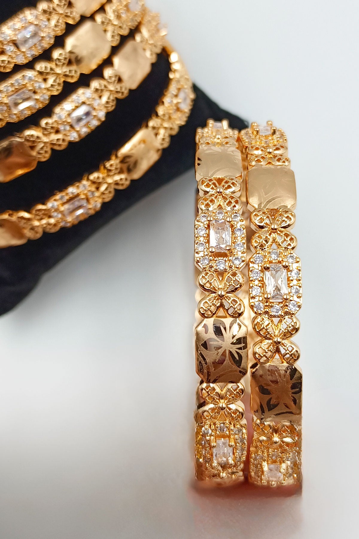 Zircon Bangle Set